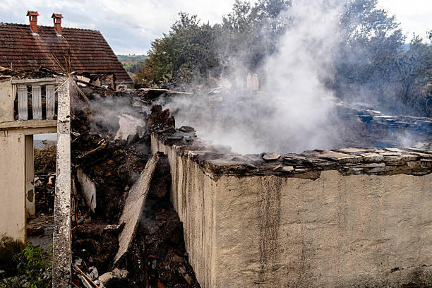 Professional Fire Damage Repair technician working in Dublin, PA